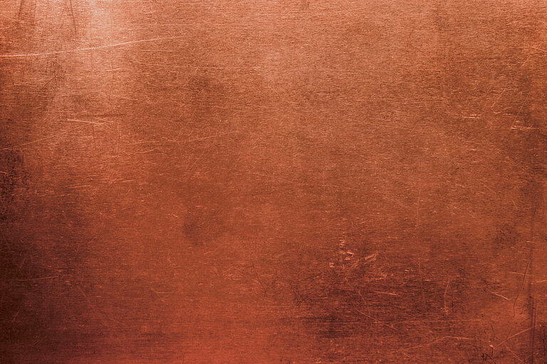 Nahaufnahme von Kupfer